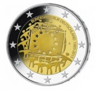 2 EURO 2015F Europese vlag UNC Duitsland